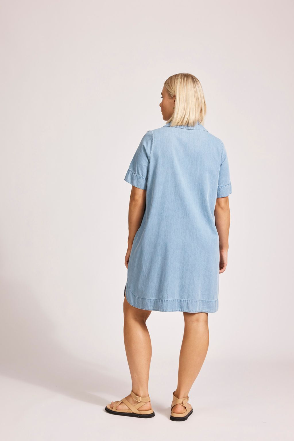 MELENIA DENIM SHIRT DRESS - DENIM by eb&ive