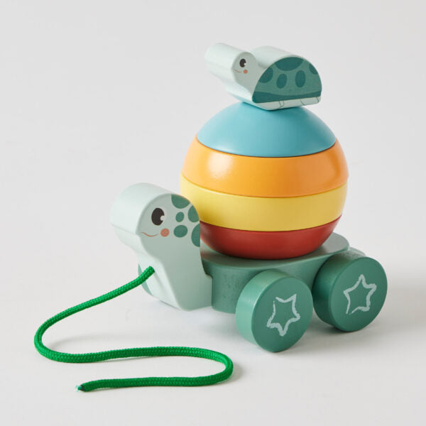 Pull Along Stacking Turtle - Zookabee