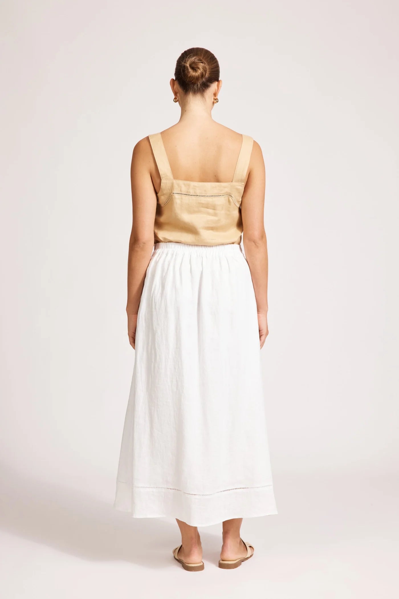 MIRAMAR MAXI SKIRT - WHITE by eb&ive
