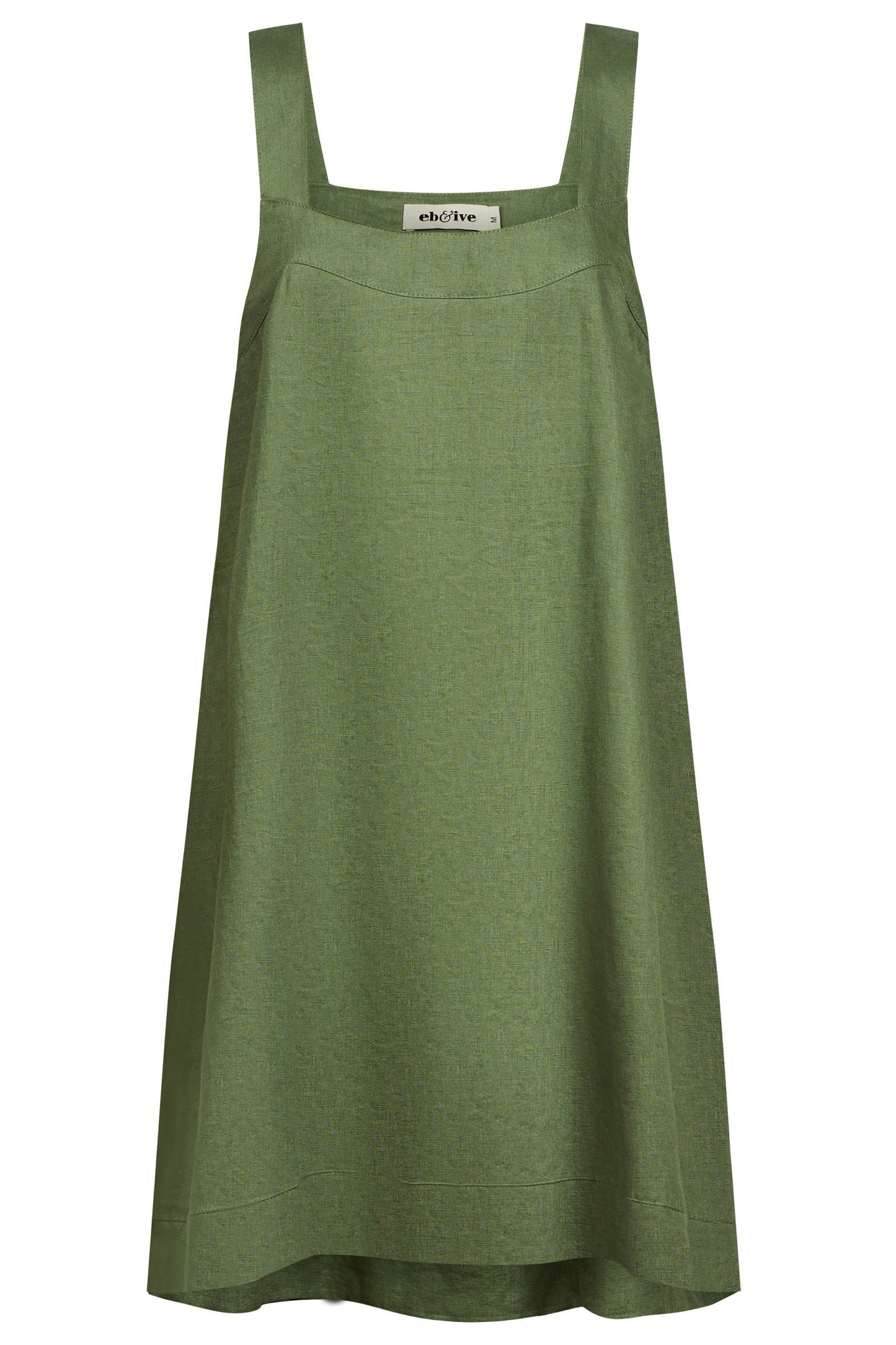 STUDIO SHORT TANK DRESS - OLIVE by Eb&ive