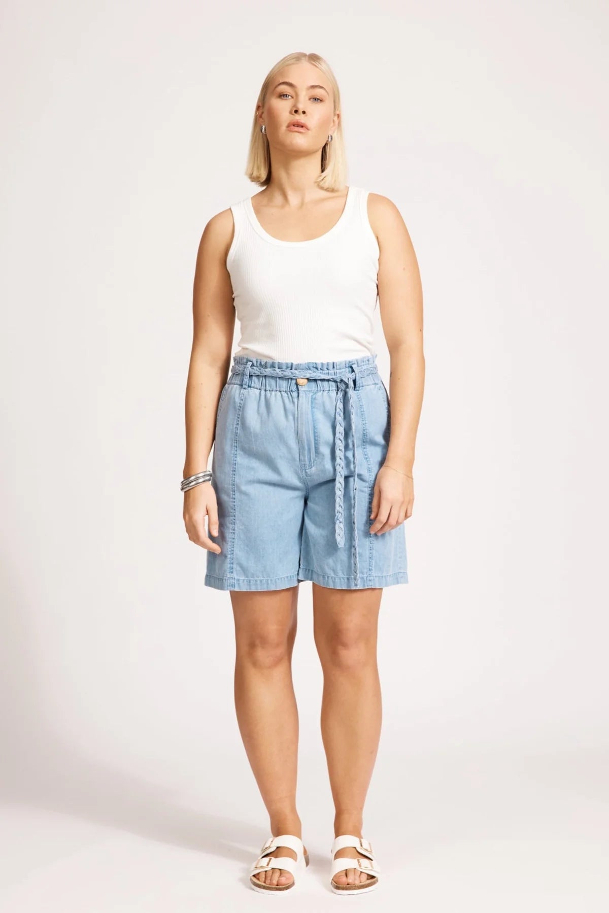 MELENIA DENIM SHORT - DENIM by eb&ive
