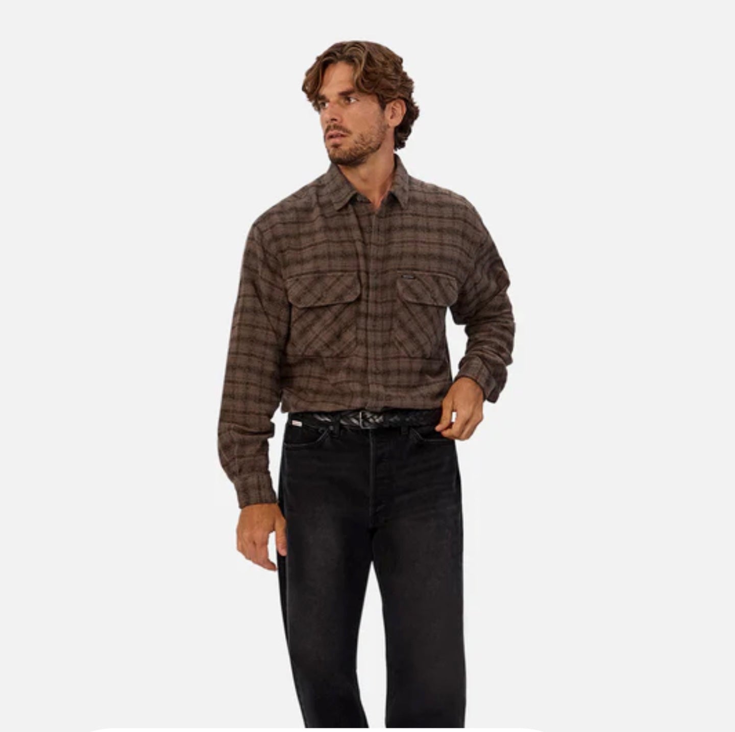 The Pittsburgh L/S Shirt - Olive Black by Industrie Clothing