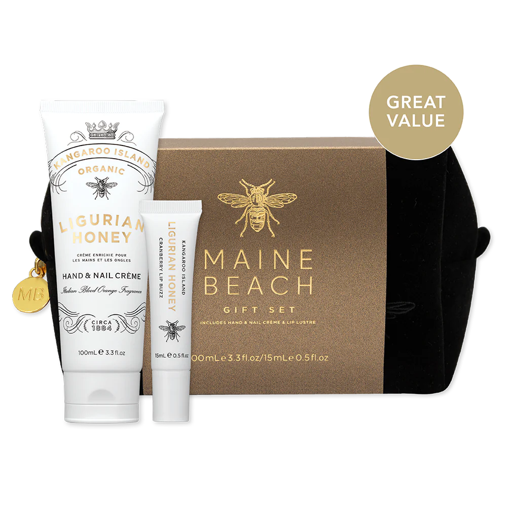Vanity Bag Gift Set - Ligurian Honey