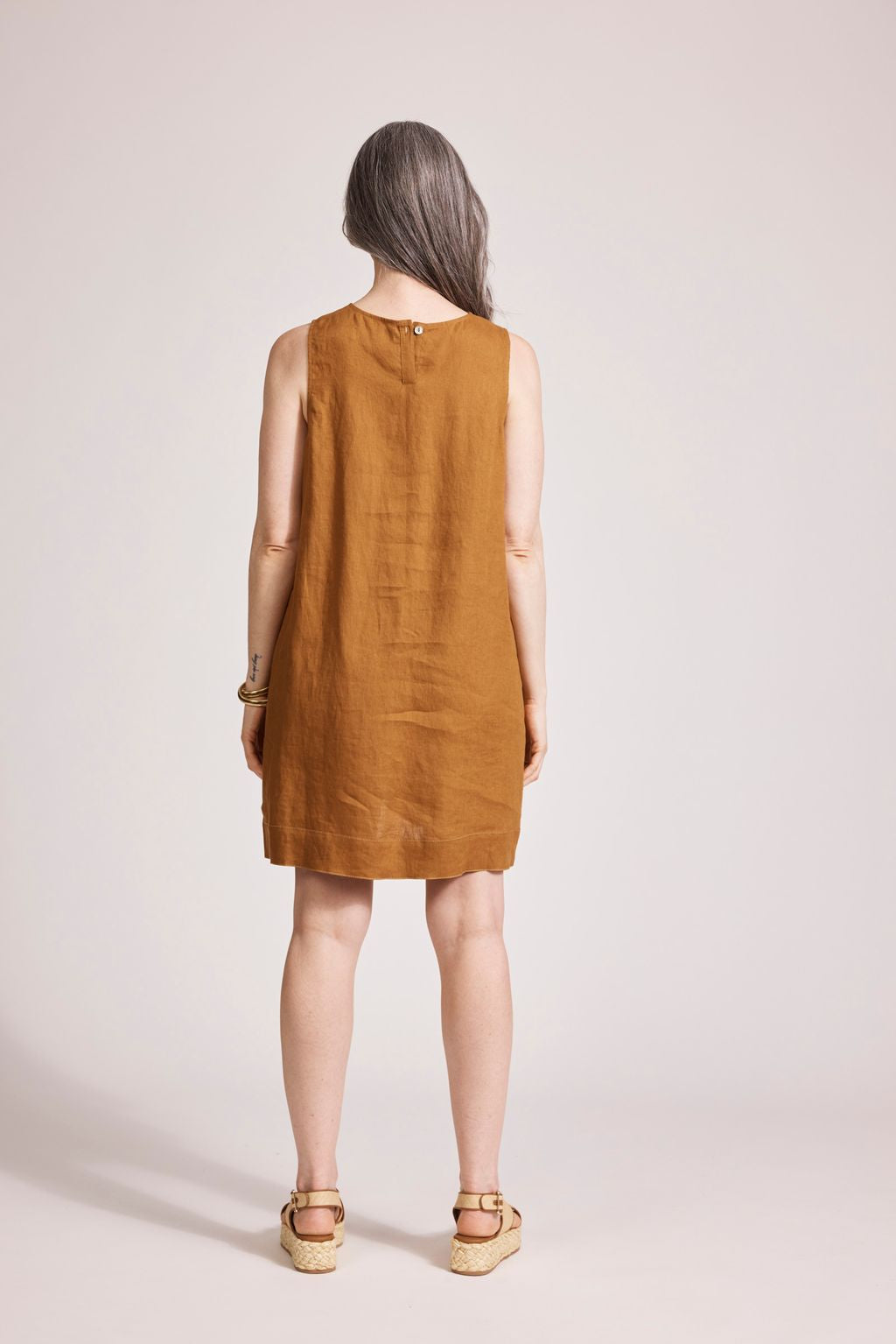MIRAMAR TANK DRESS - CARAMEL by eb&ive