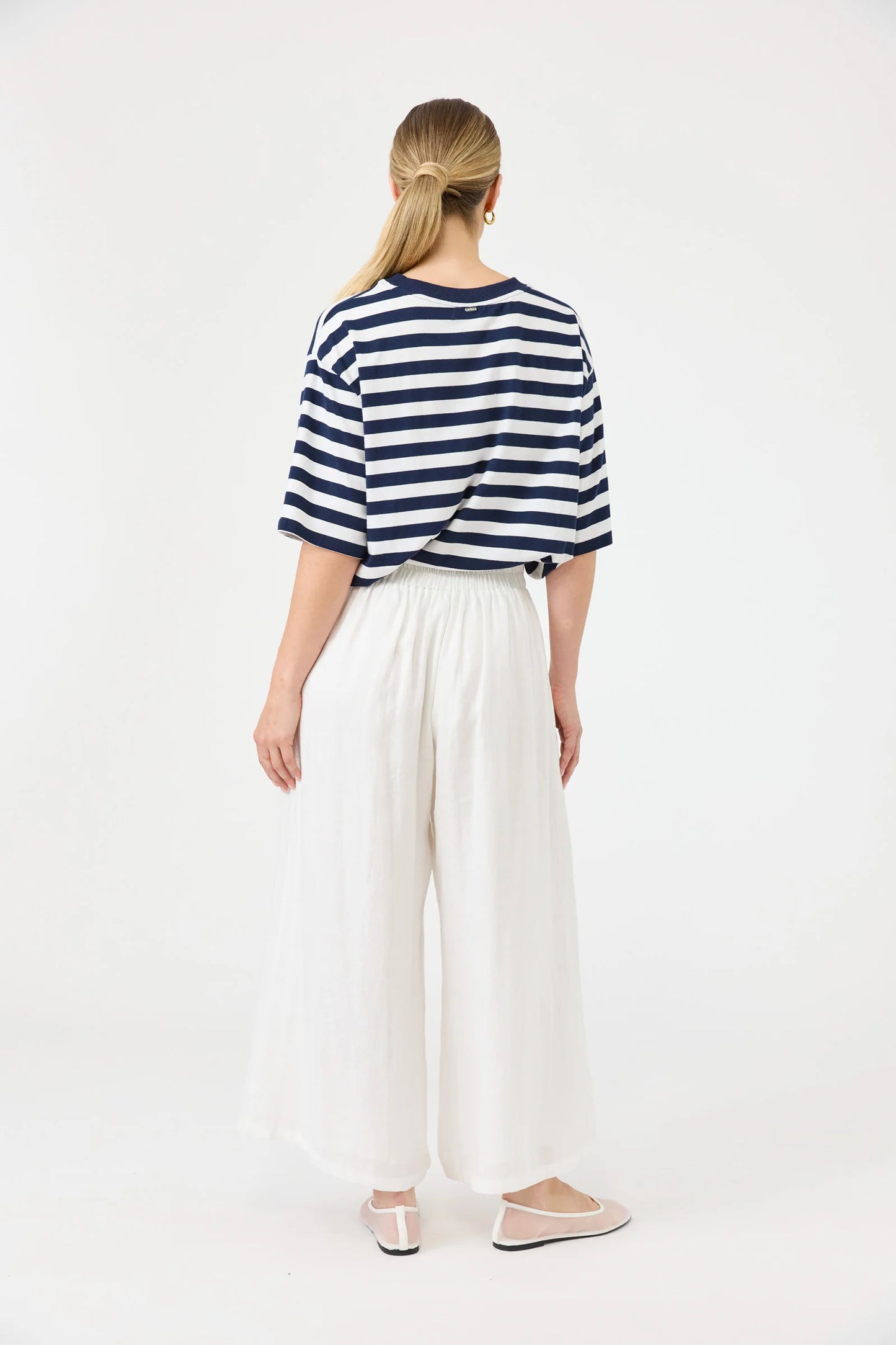 STUDIO CROP PANT - SALT by eb&ive