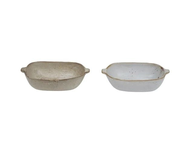 Francis Ceramic Dish - White Speck