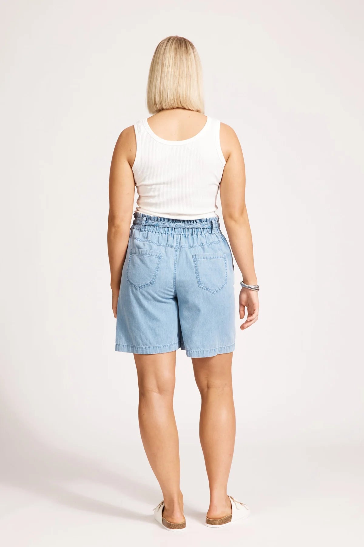 MELENIA DENIM SHORT - DENIM by eb&ive