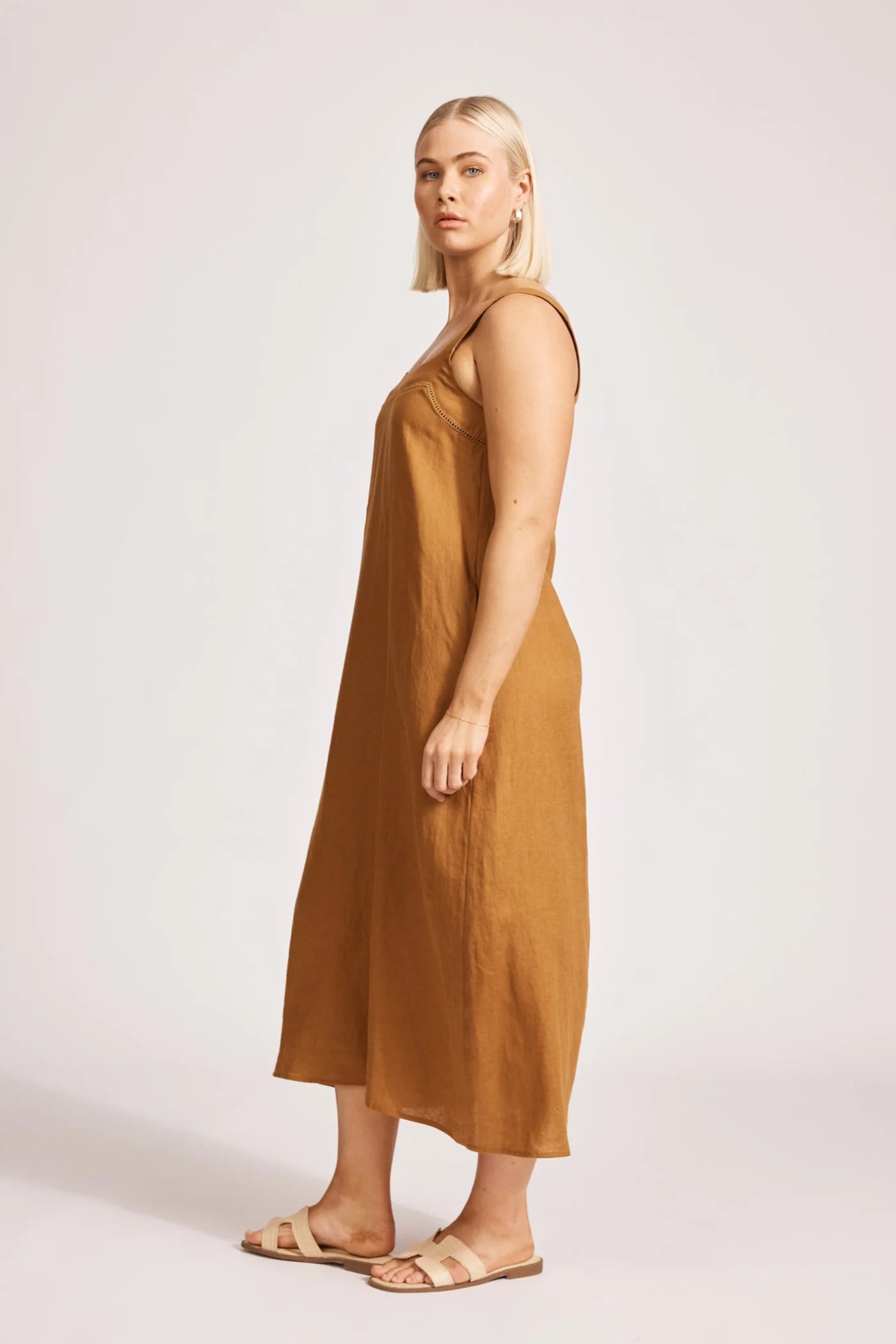 MIRAMAR TANK MAXI DRESS - CARAMEL by eb&ive
