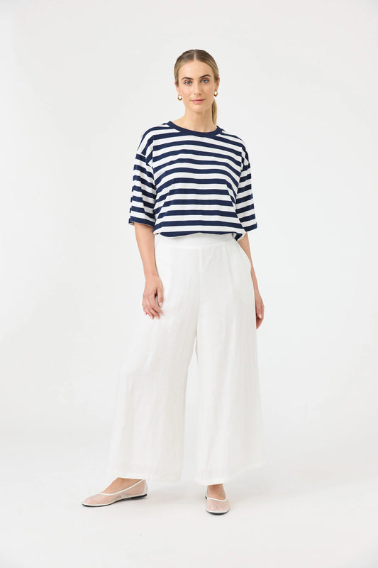 STUDIO CROP PANT - SALT by eb&ive