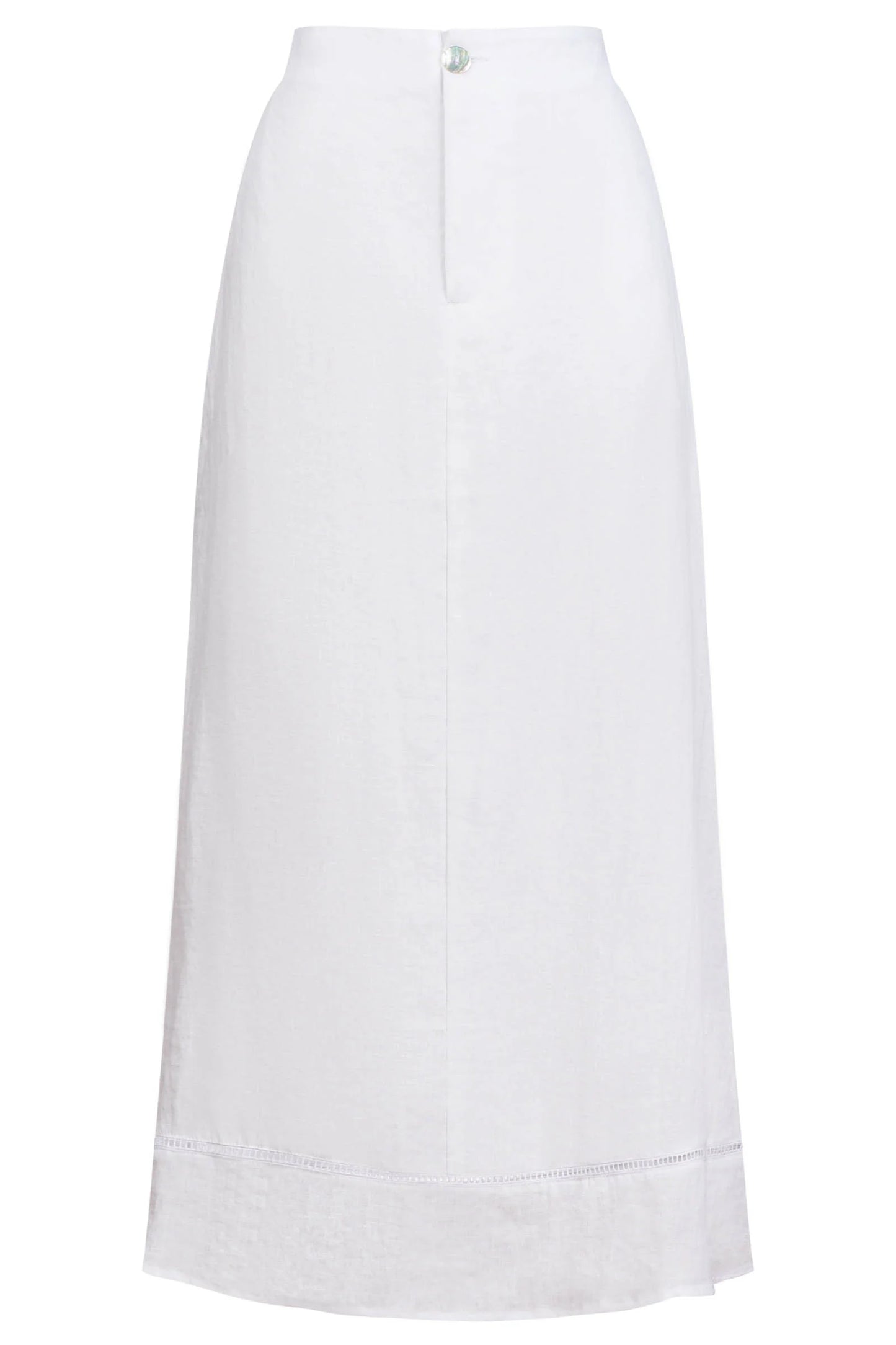 MIRAMAR MAXI SKIRT - WHITE by eb&ive