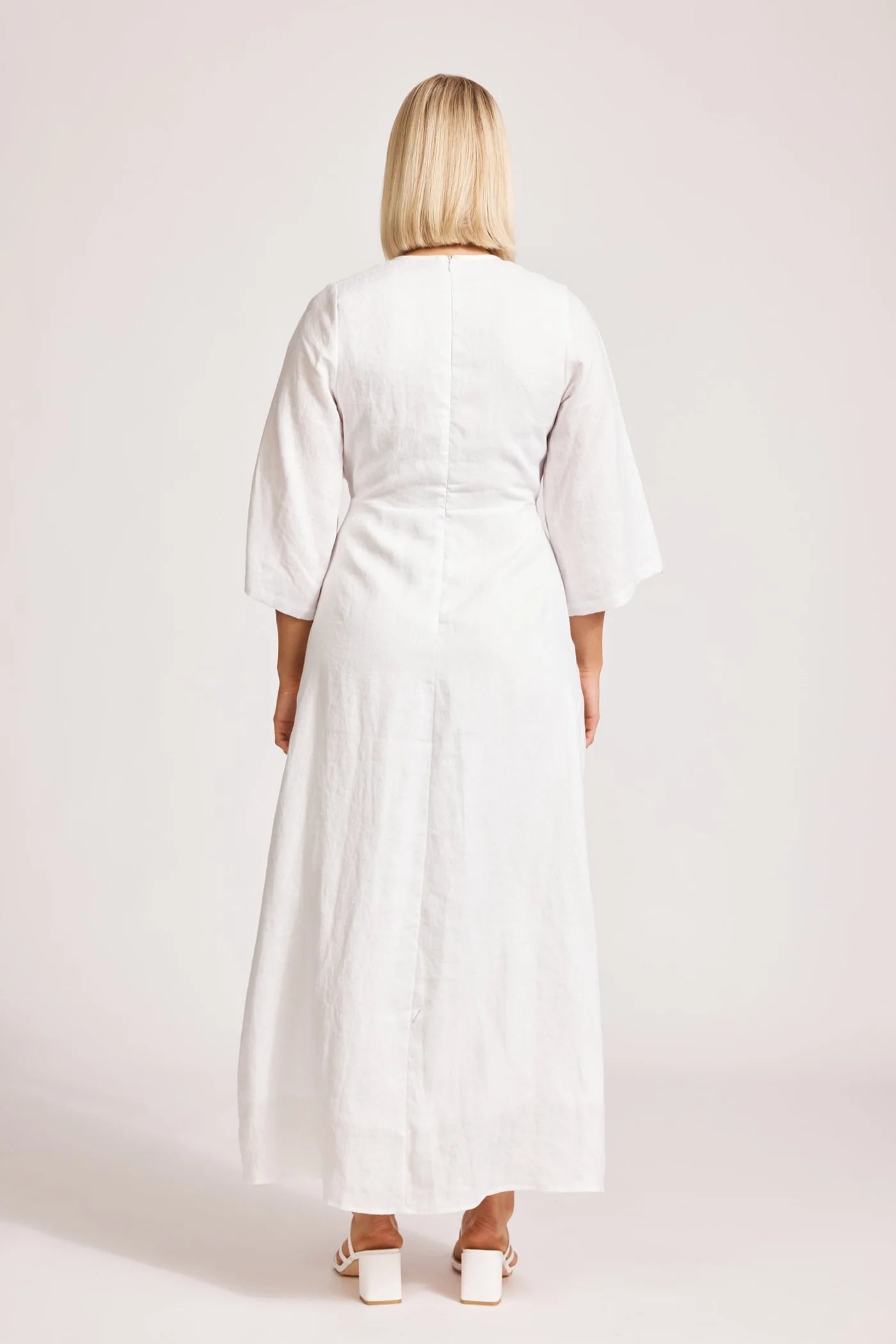 MIRAMAR TWIST MAXI DRESS - WHITE by eb&ive