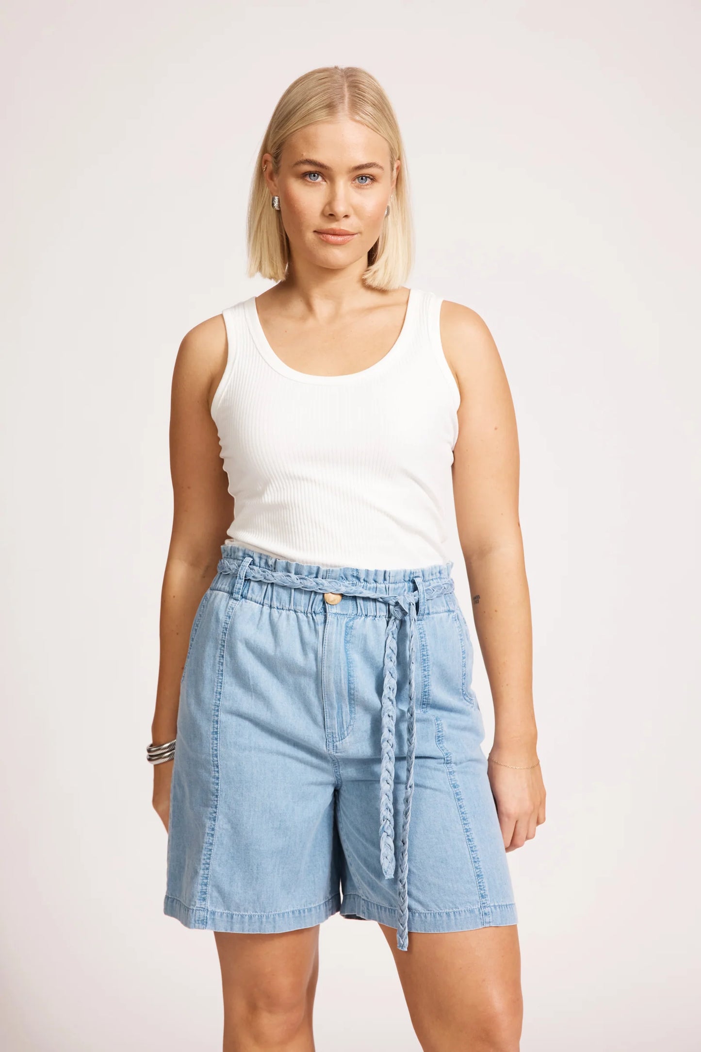 MELENIA DENIM SHORT - DENIM by eb&ive