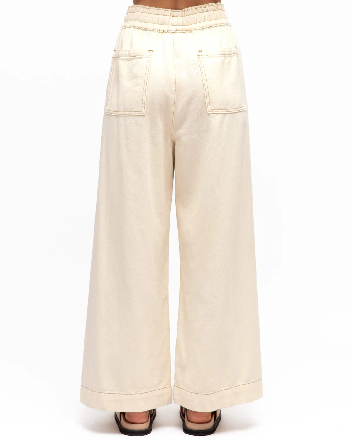 Mid Wash Wide Leg Jeans by Love The Label - 2 Colours
