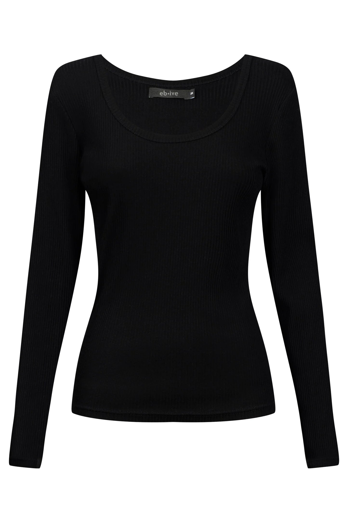 PLAGE LONG SLEEVE TSHIRT - BLACK by Eb&ive