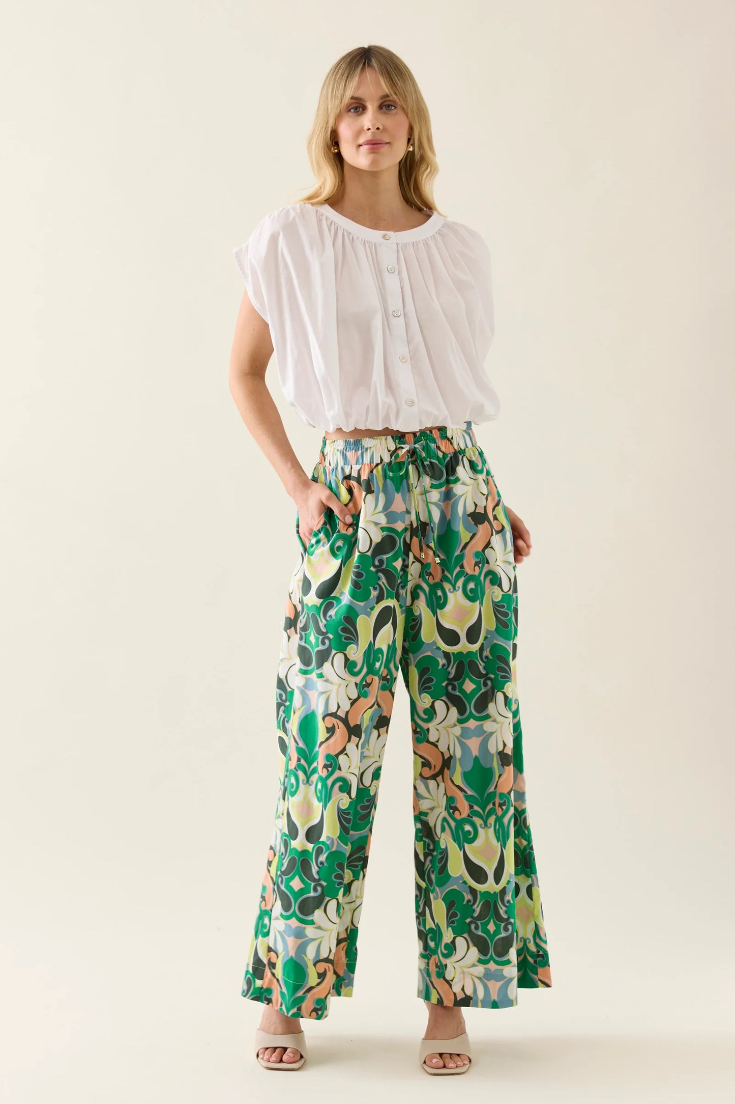 Aurora Reversible Crop Top - Lotus by IsleOfMine