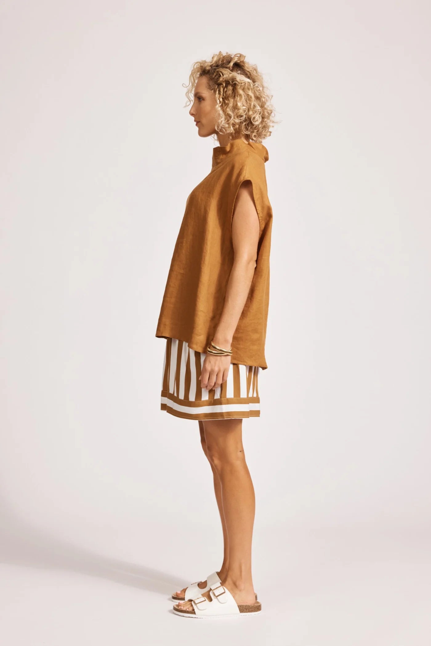 MIRAMAR TOP - CARAMEL by eb&ive
