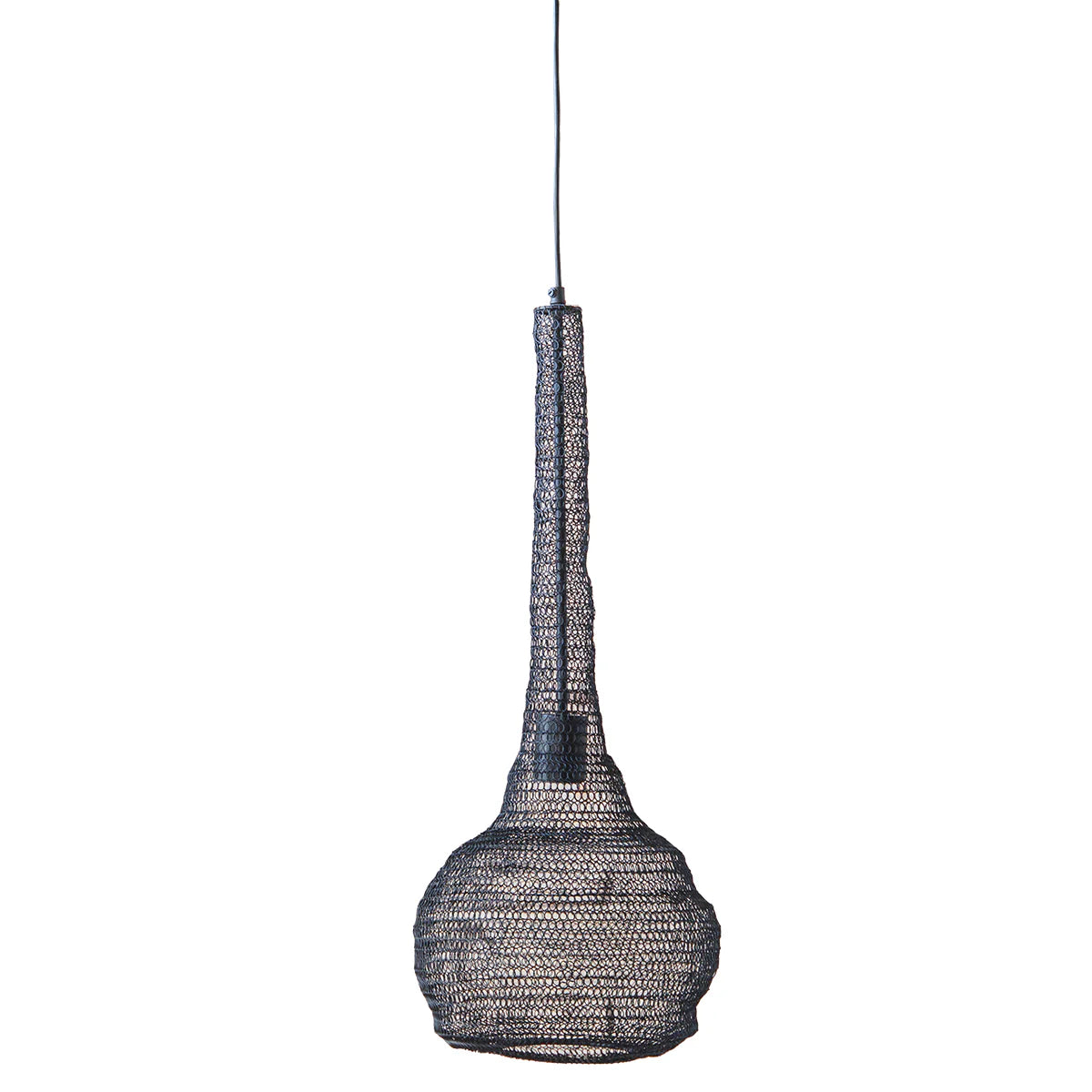Crochet Lamp - Bulb - Black