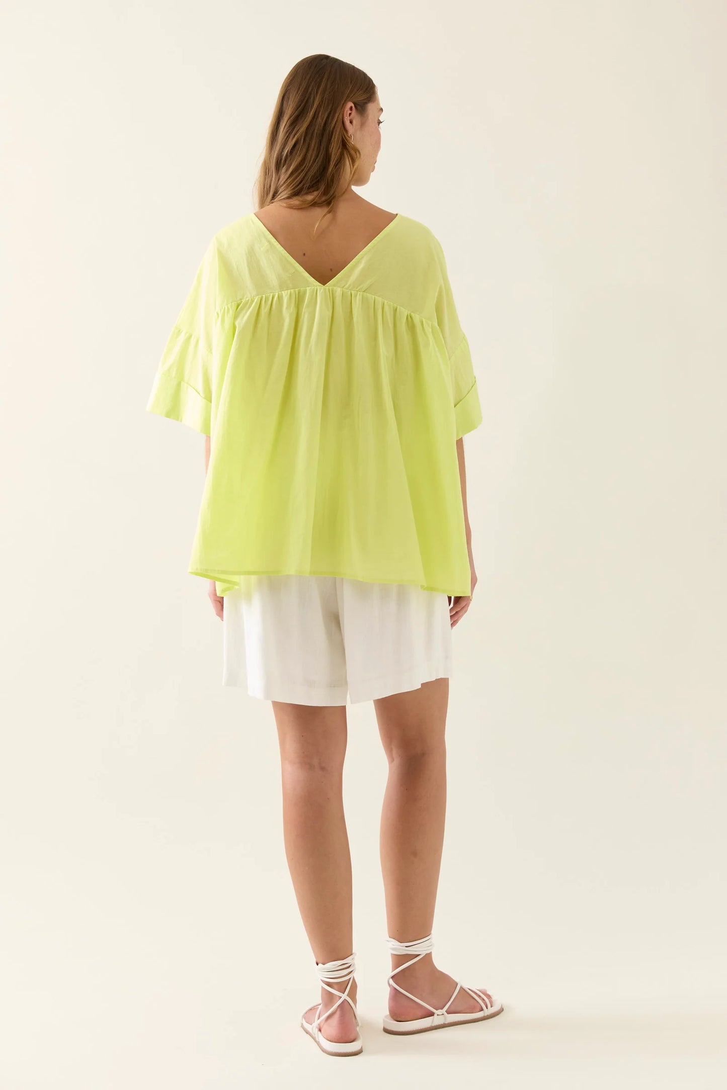 Aurora Relaxed Top - Pomelo by IsleOfMine