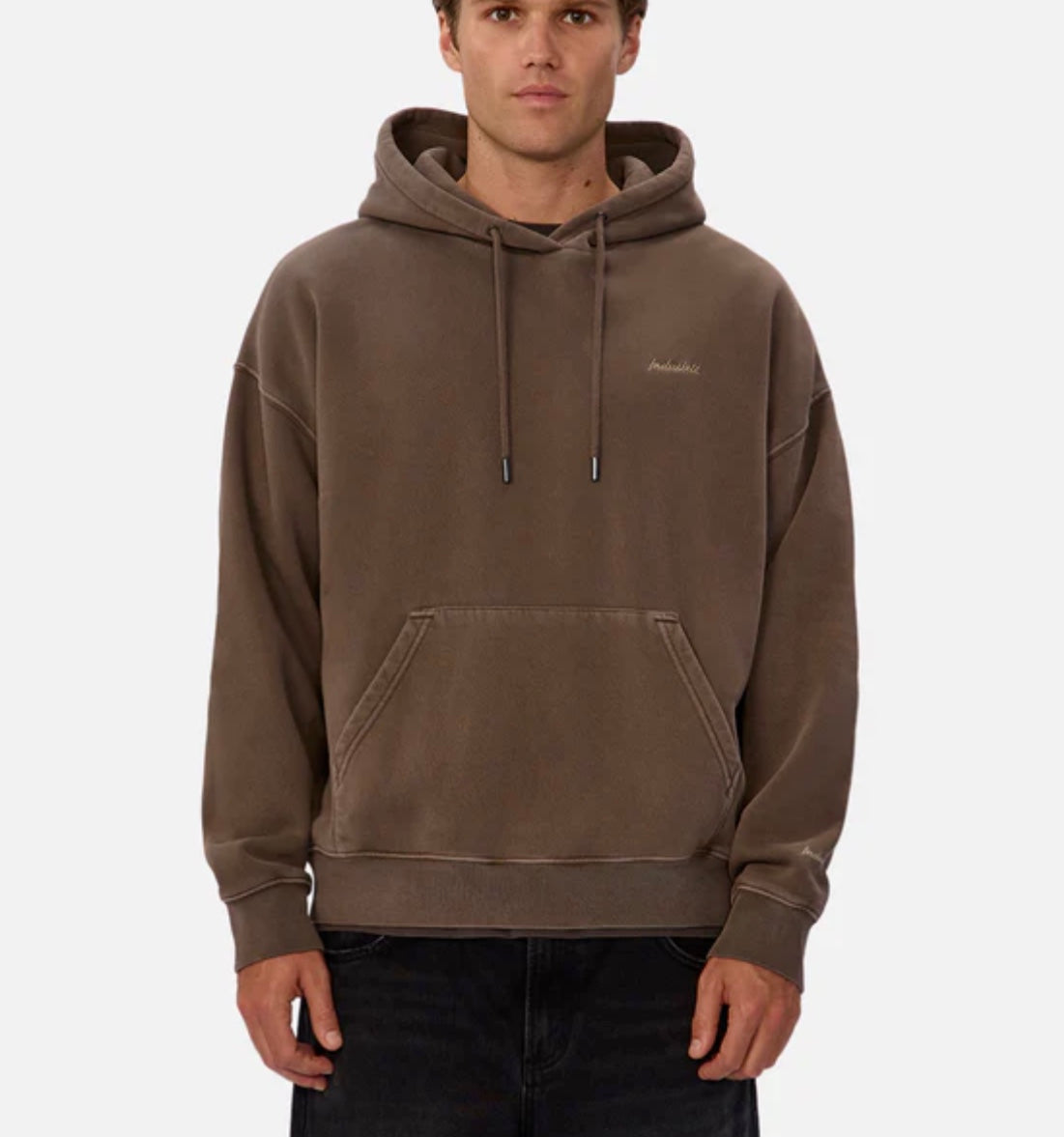 The New Del Sur Washed Hoodie - Mocha 25 by Industrie Clothing