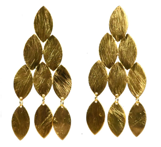 Euro Gold Earrings by Melanie Woods
