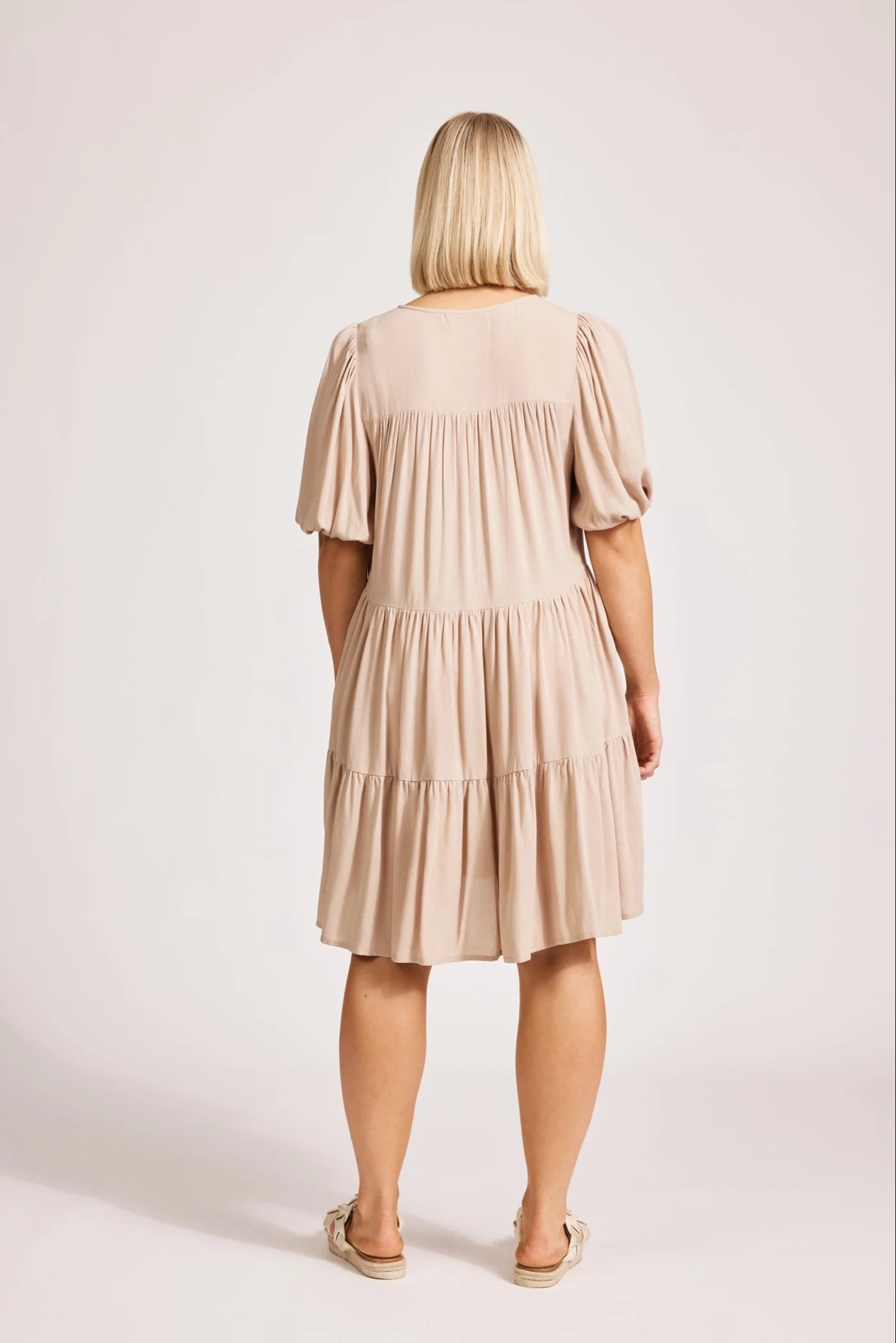 ALEGRIA MIDI DRESS - STONE by eb&ive