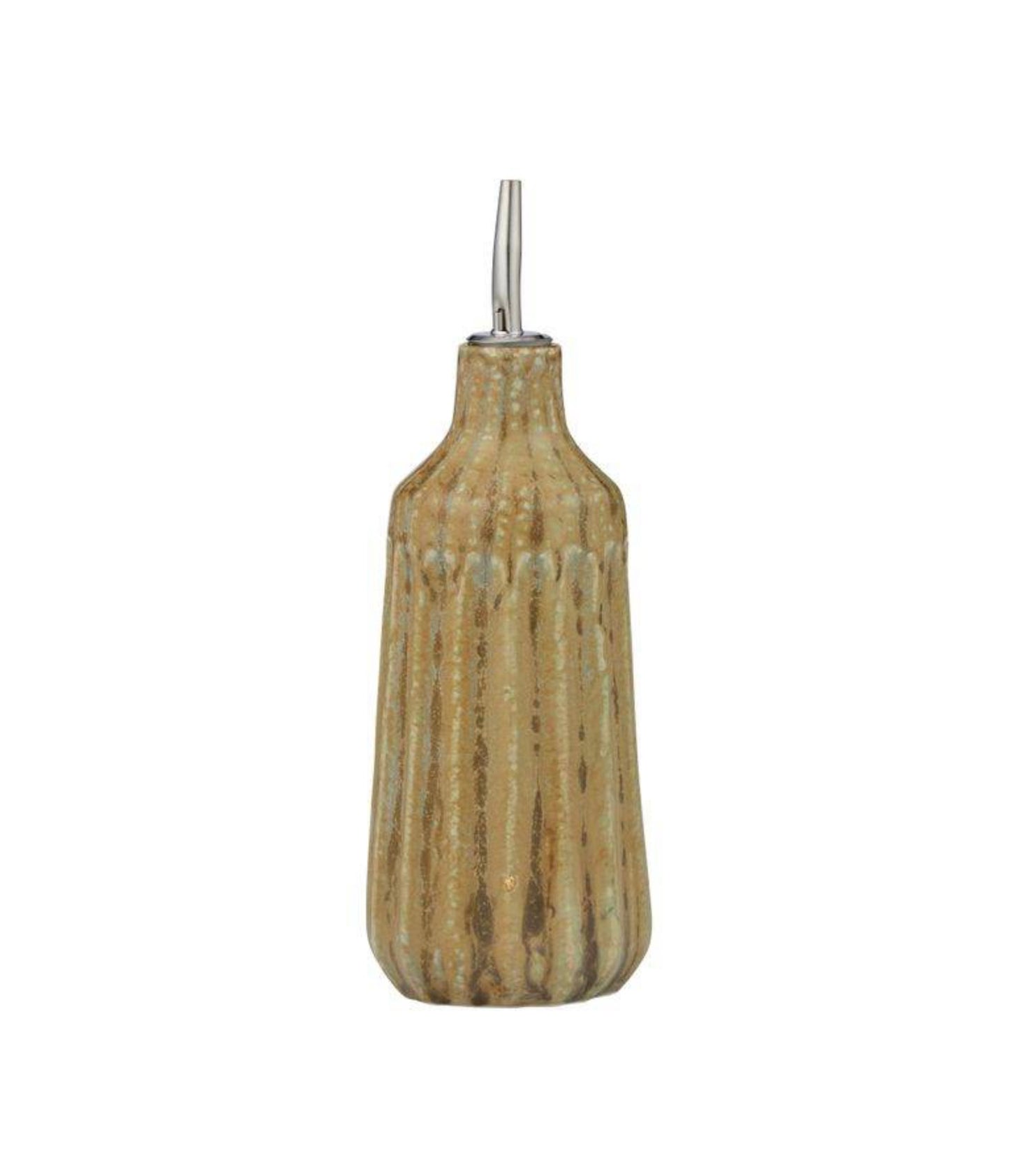 Studio Ceramic Oil Bottle- Olive