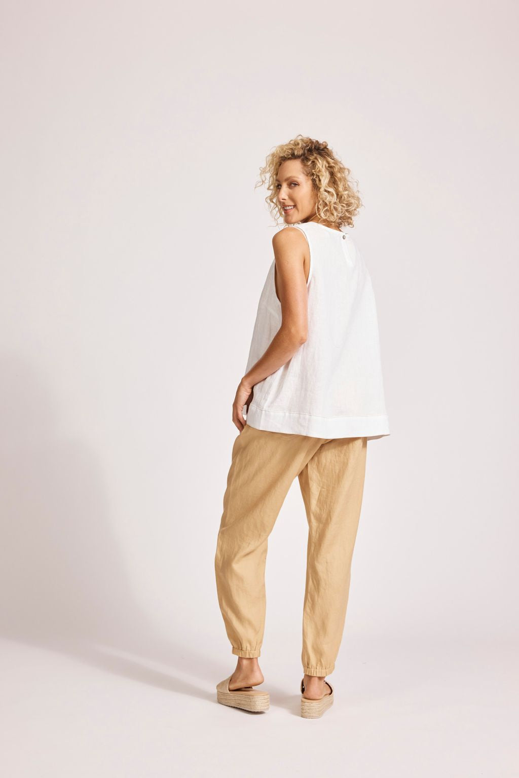 MIRAMAR TANK TOP - WHITE by eb&ive