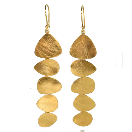 Euro Gold Earrings Worn By Sofia on Master Chef by Melanie Wood
