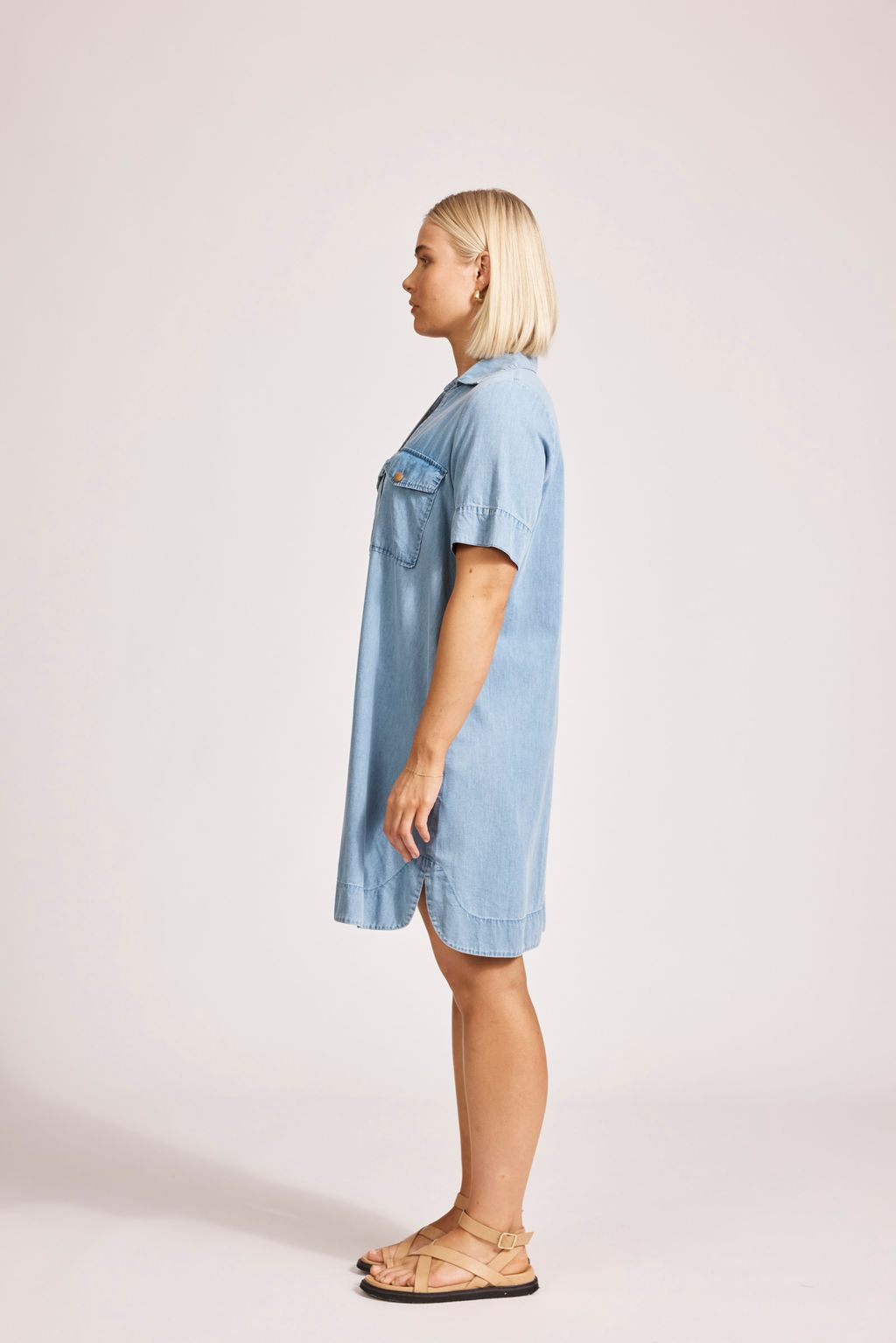 MELENIA DENIM SHIRT DRESS - DENIM by eb&ive