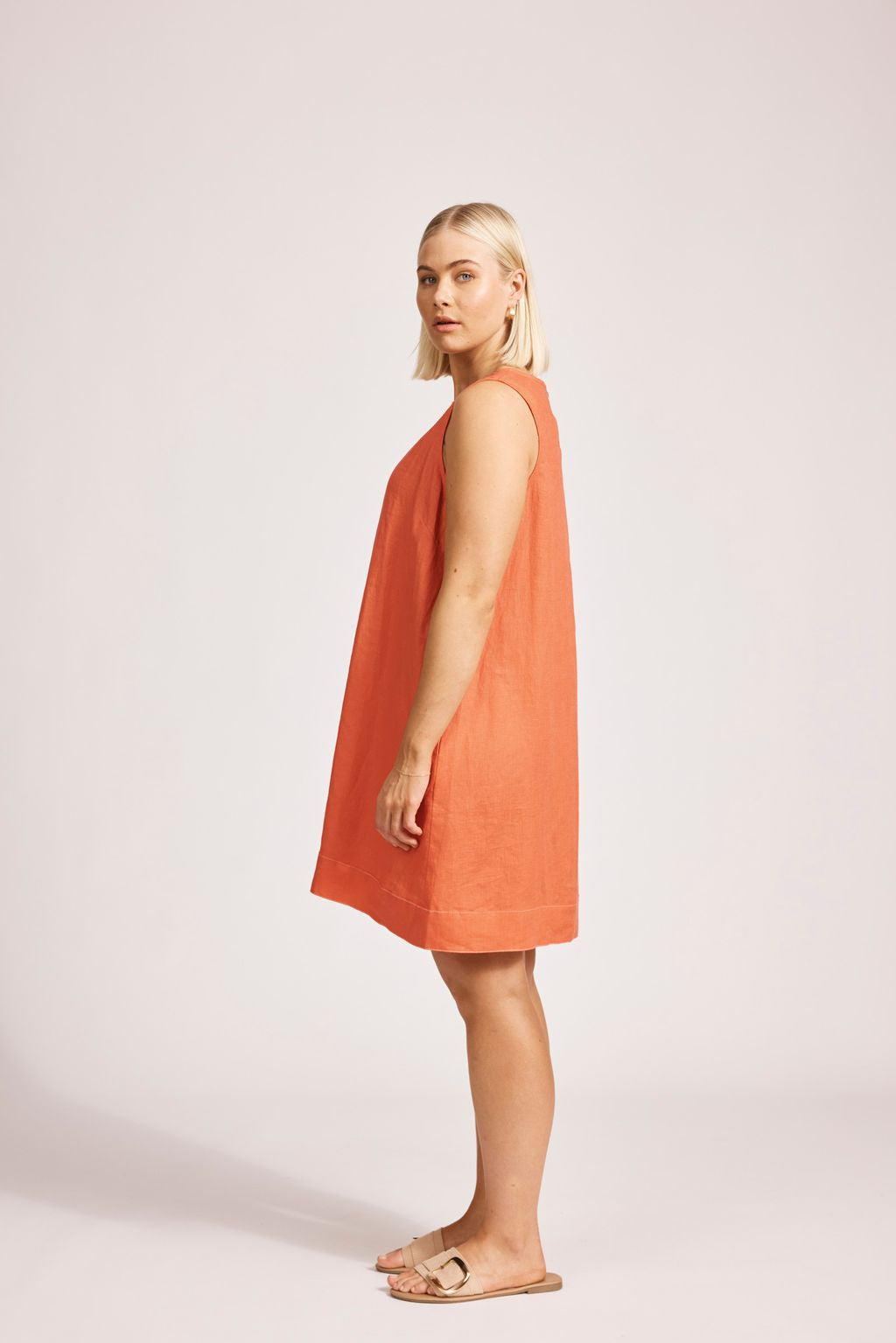 MIRAMAR TANK DRESS - CORAL by eb&ive