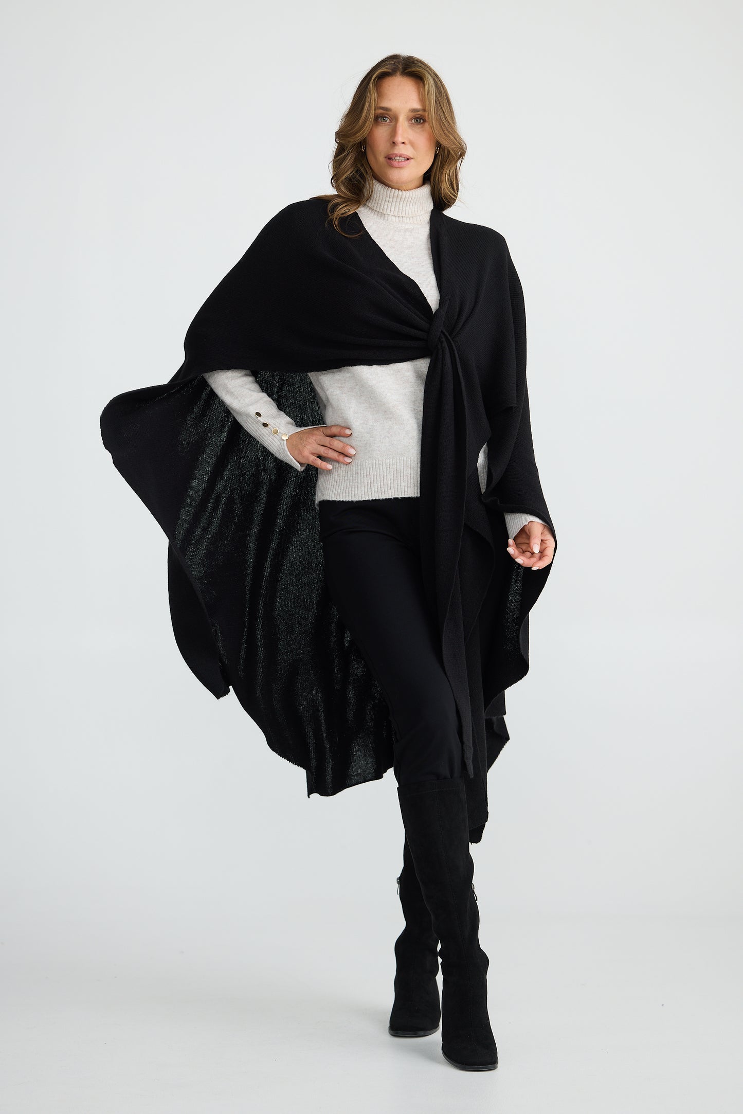 Brooklyn Wrap by Brave+True - Black