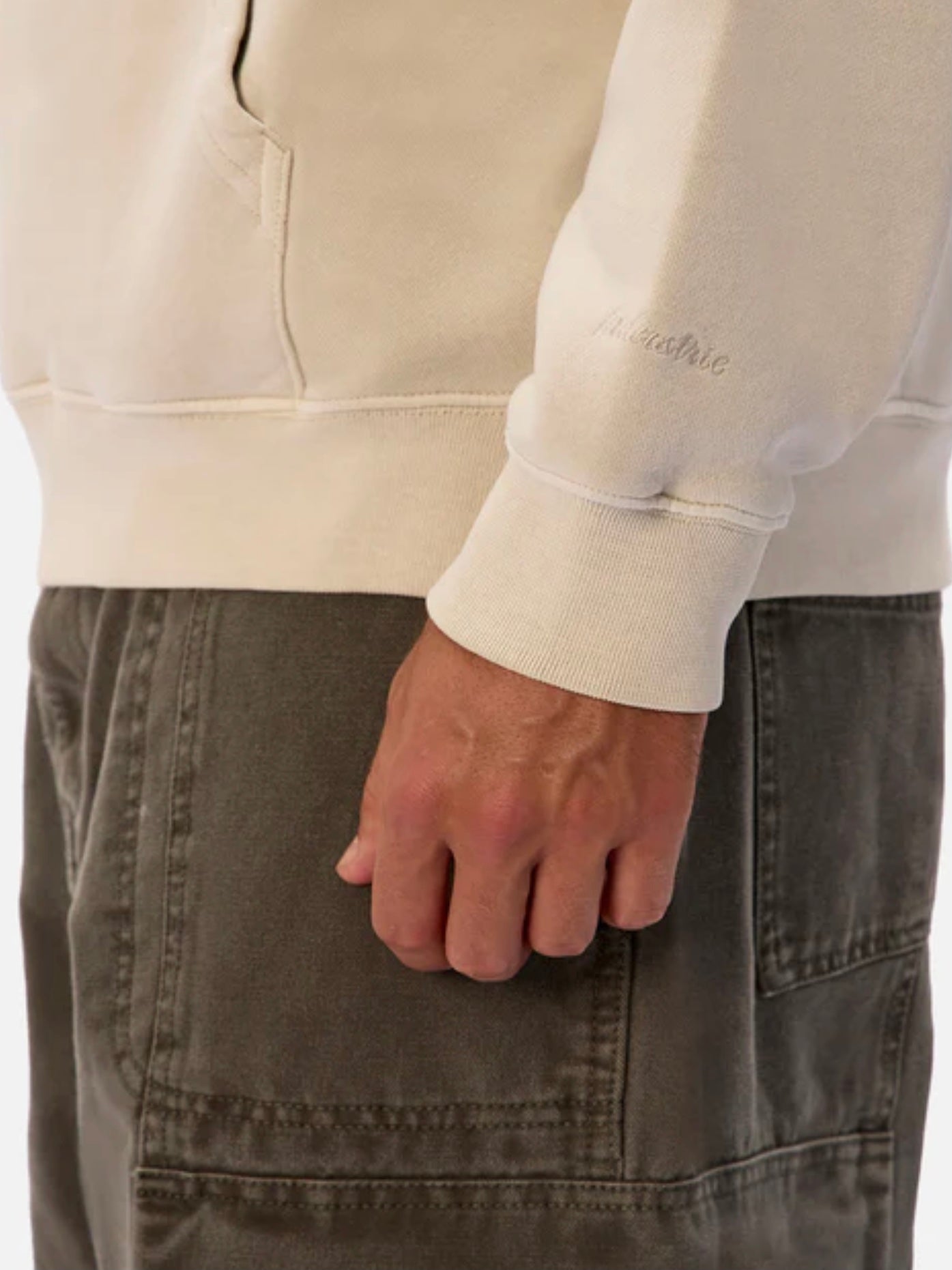 The Del Sur Washed Hoodie by Industrie Clothing - Grain