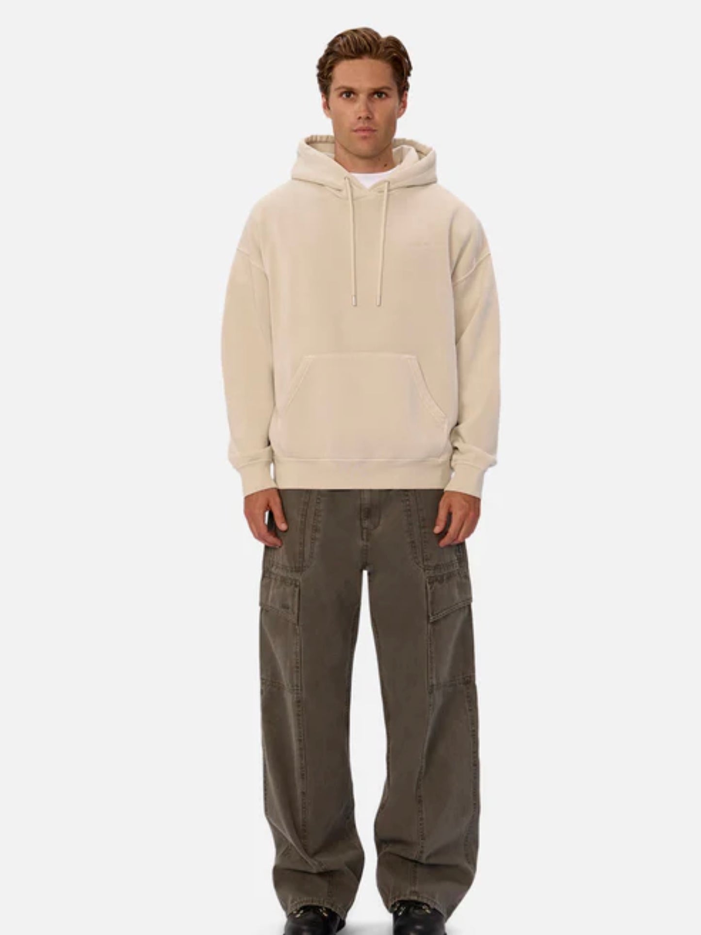 The Del Sur Washed Hoodie by Industrie Clothing - Grain