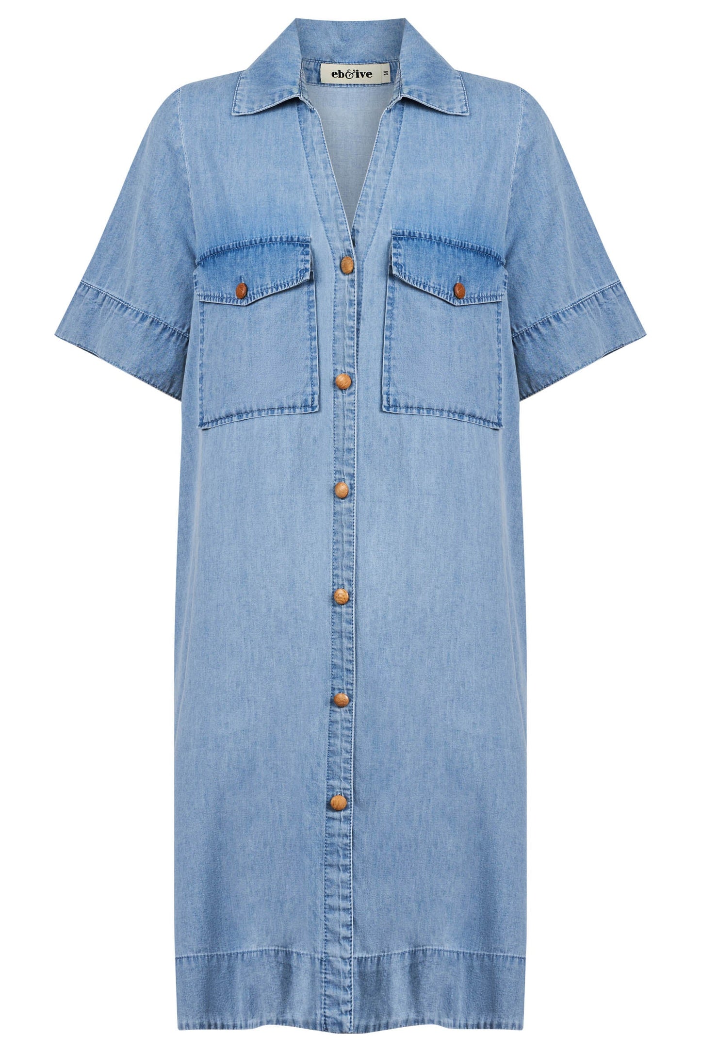 MELENIA DENIM SHIRT DRESS - DENIM by eb&ive