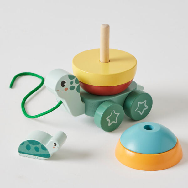 Pull Along Stacking Turtle - Zookabee