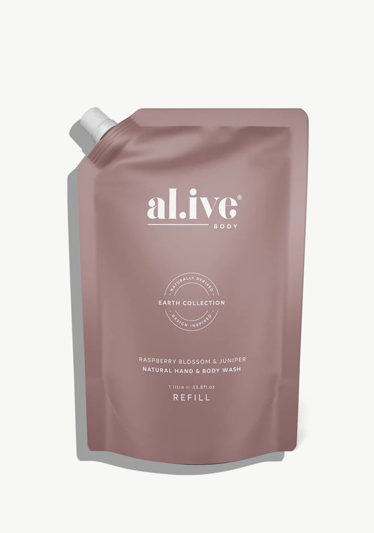 Alive Body Refill Wash - Raspberry Blossom & Juniper