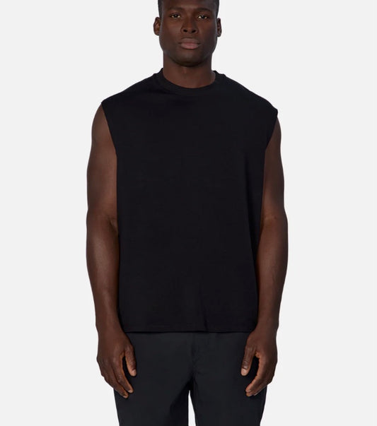 The Freeman Sleeveless Tee - Black by Industrie clothing