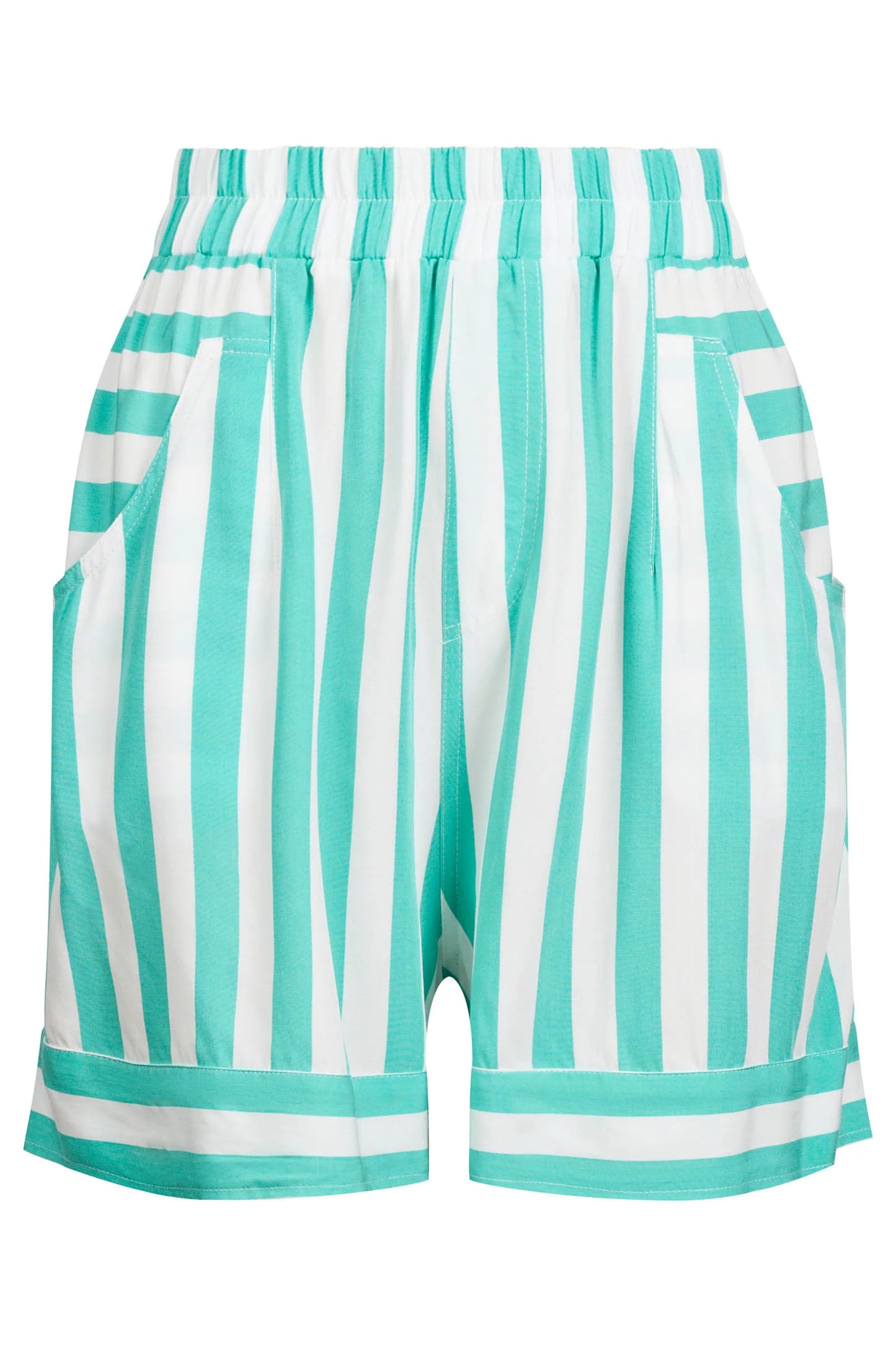 TREVILLE STRIPE SHORT - AQUA by eb&ive