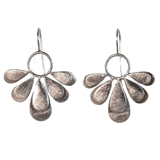 Silver Wash Earrings by Melanie Woods