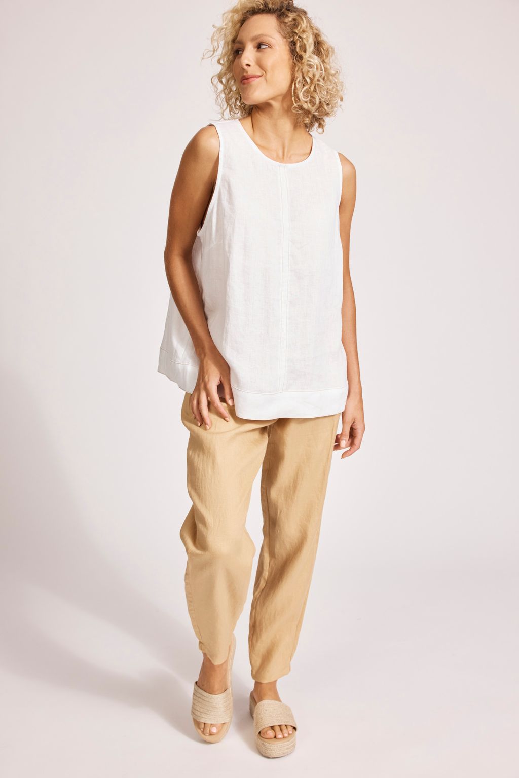 MIRAMAR TANK TOP - WHITE by eb&ive