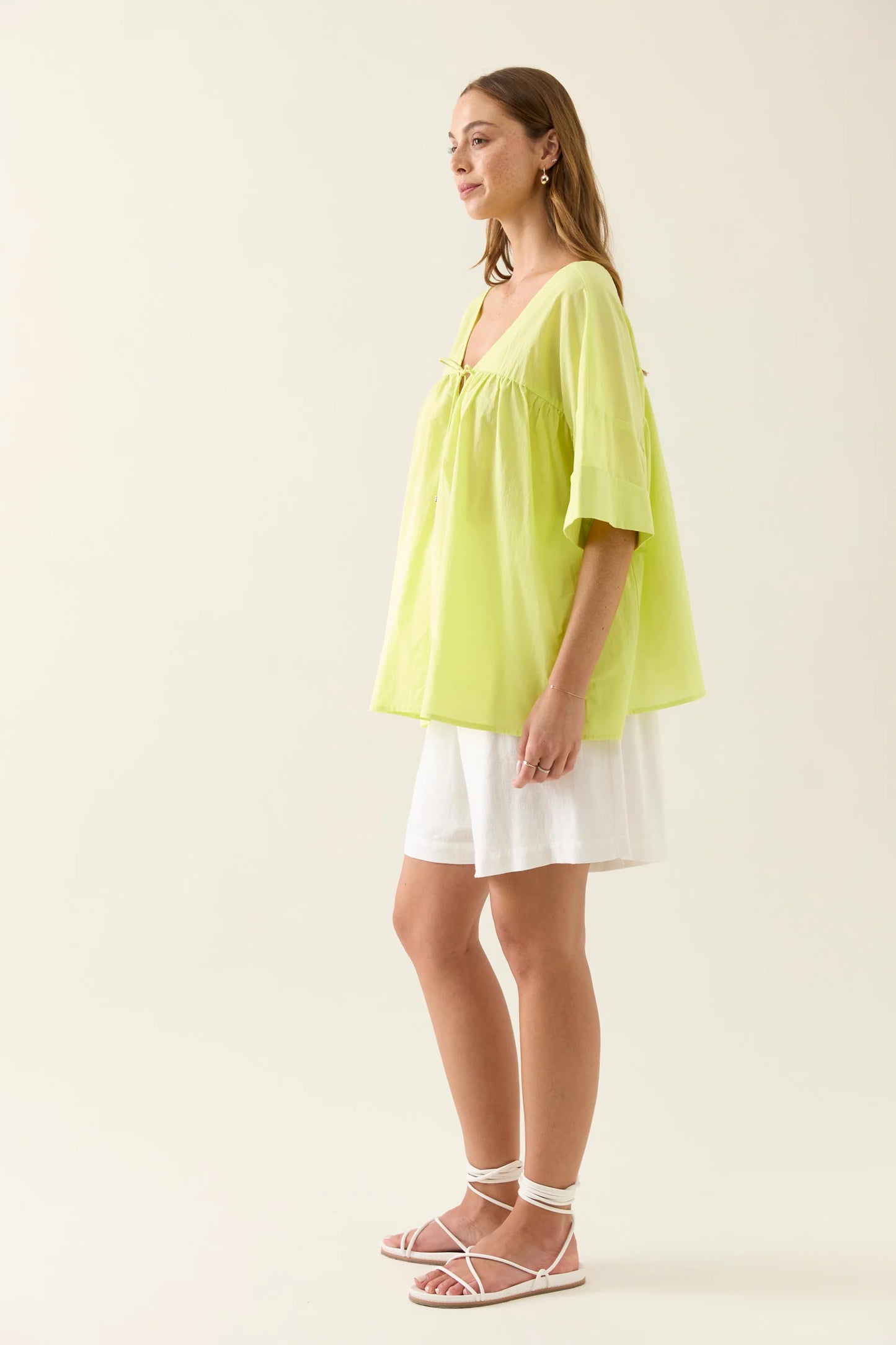 Aurora Relaxed Top - Pomelo by IsleOfMine