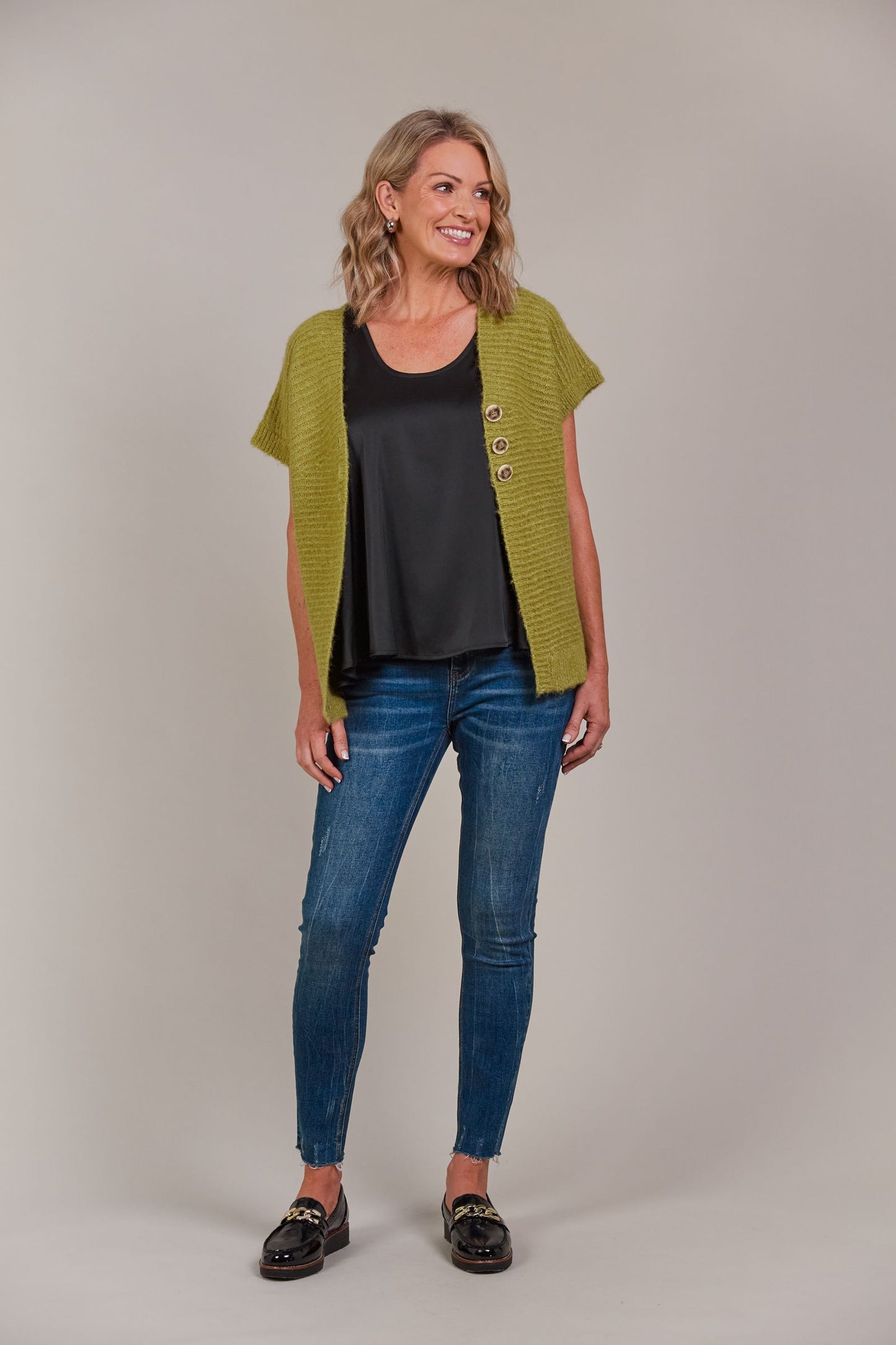 Folio Button Vest - 2 Colours by eb&ive