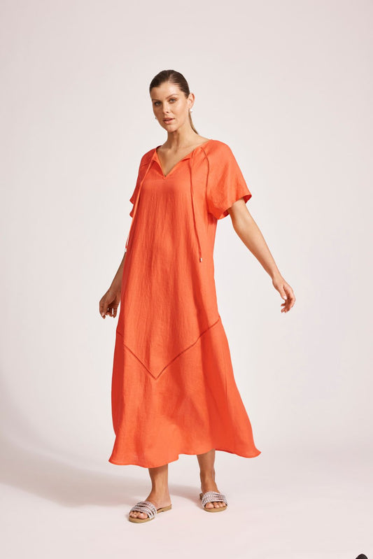 MIRAMAR MAXI DRESS - CORAL by eb&ive