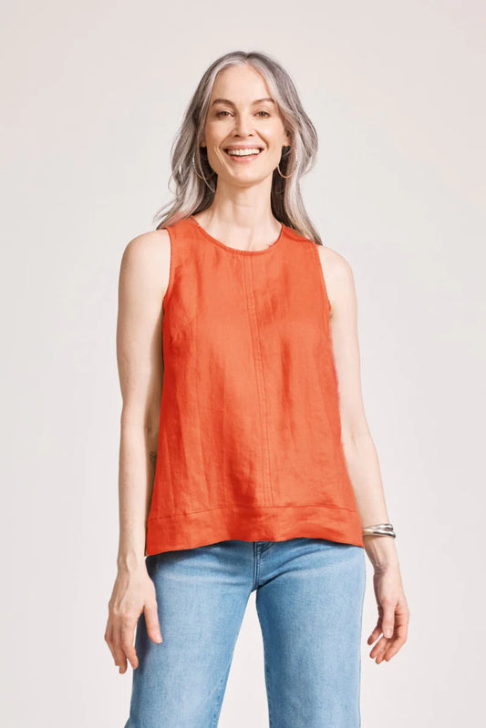 MIRAMAR TANK TOP - CORAL by eb&ive