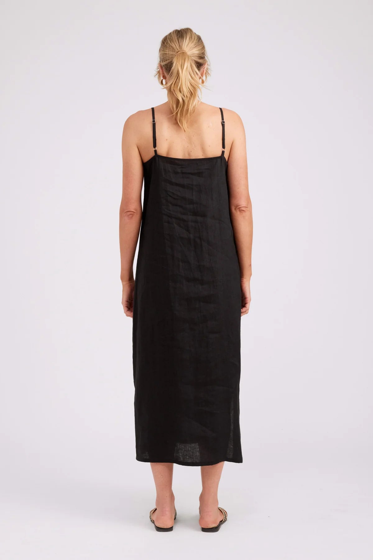 STUDIO TANK MAXI DRESS - BLACK by Eb&ive