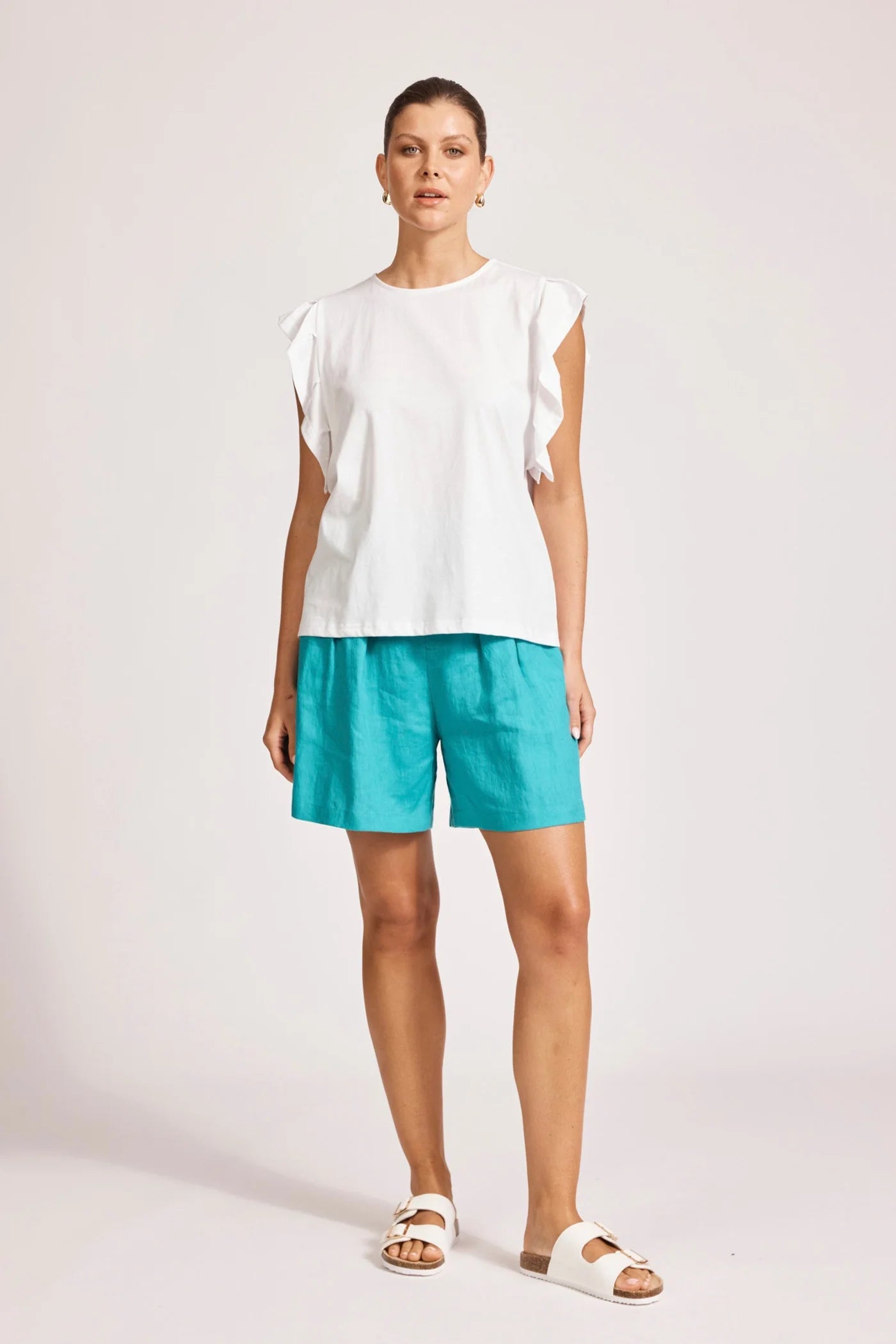 FRANCIA FRILL TANK - WHITE by eb&ive