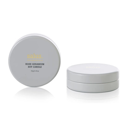 Salus Body- Rose Geranium Travel Soy Candle