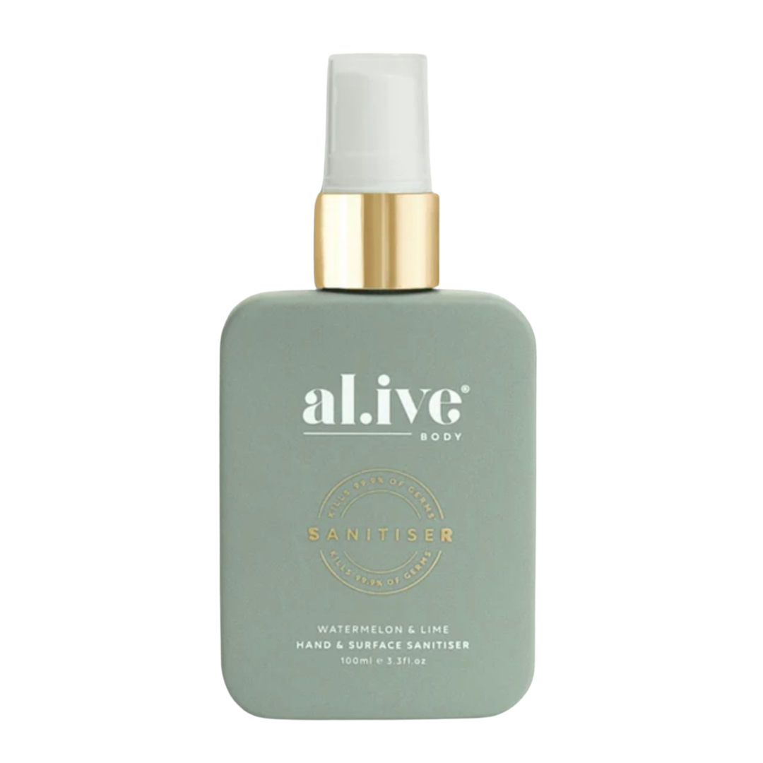 Alive Body Hand & Surface Sanitiser Spray - Watermelon & Lime