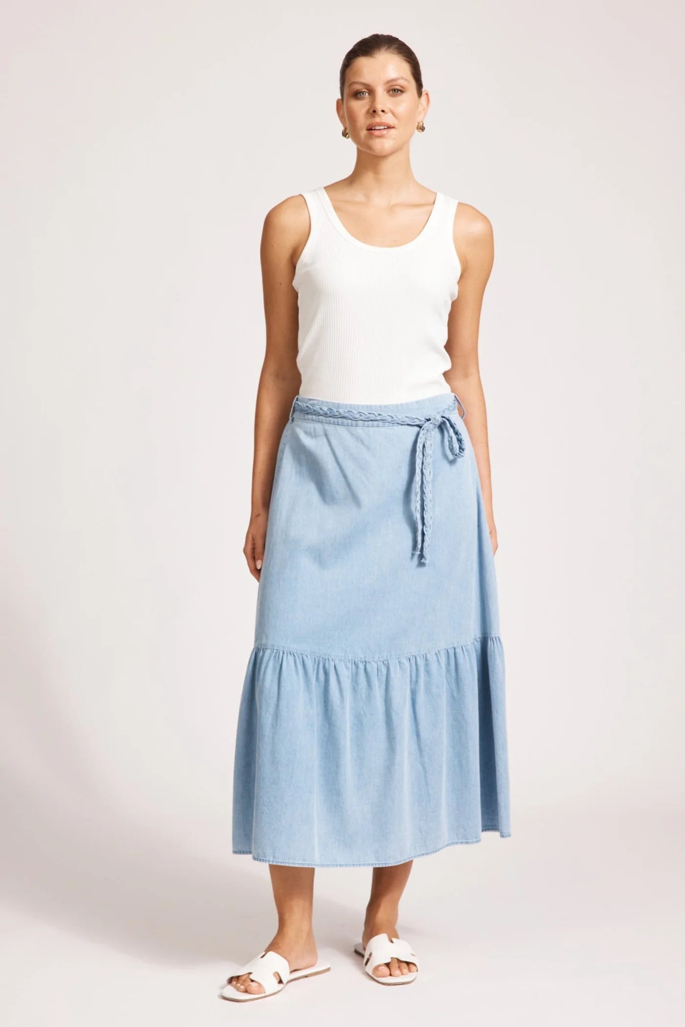 MELENIA DENIM SKIRT - DENIM by eb&ive