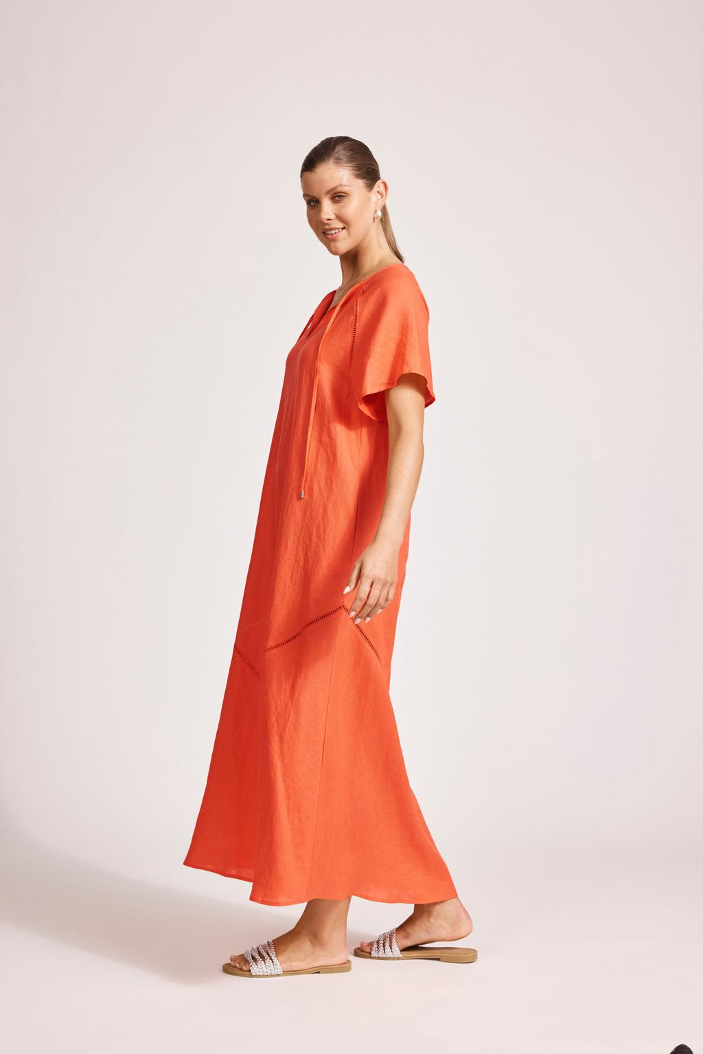 MIRAMAR MAXI DRESS - CORAL by eb&ive